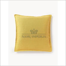 Įkelti vaizdą į galerijos rodinį, Lino pagalvės užvalkalas (60x60cm) DI5518 - €15 Save 50% color-geltona, interjeras, material-linas, pagalveles,
