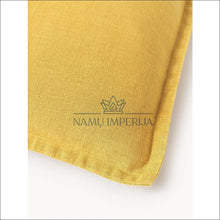 Įkelti vaizdą į galerijos rodinį, Lino pagalvės užvalkalas (60x60cm) DI5518 - €15 Save 50% color-geltona, interjeras, material-linas, pagalveles,
