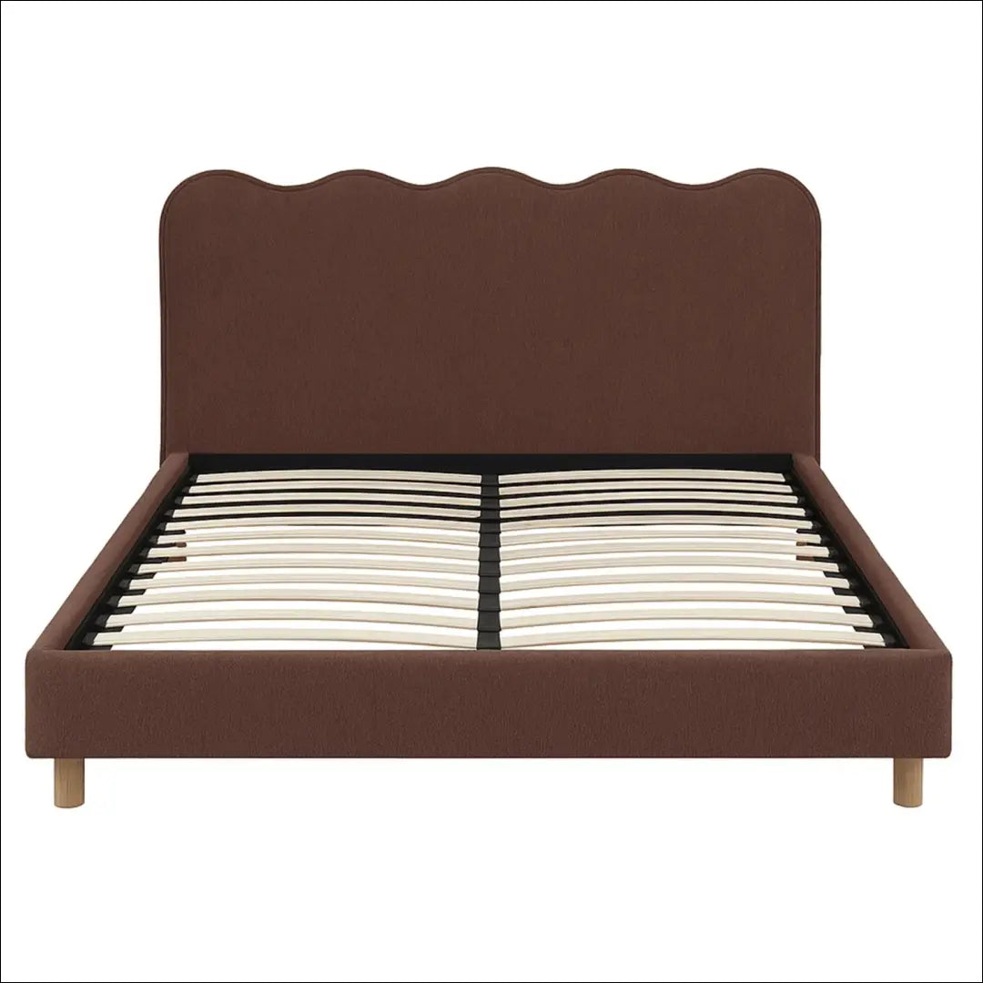 Lova su audiniu rusvos spalvos 160x200 TE940 - €257 Save 15% __label:Pristatymas 5-14 d.d., elite, over-200,