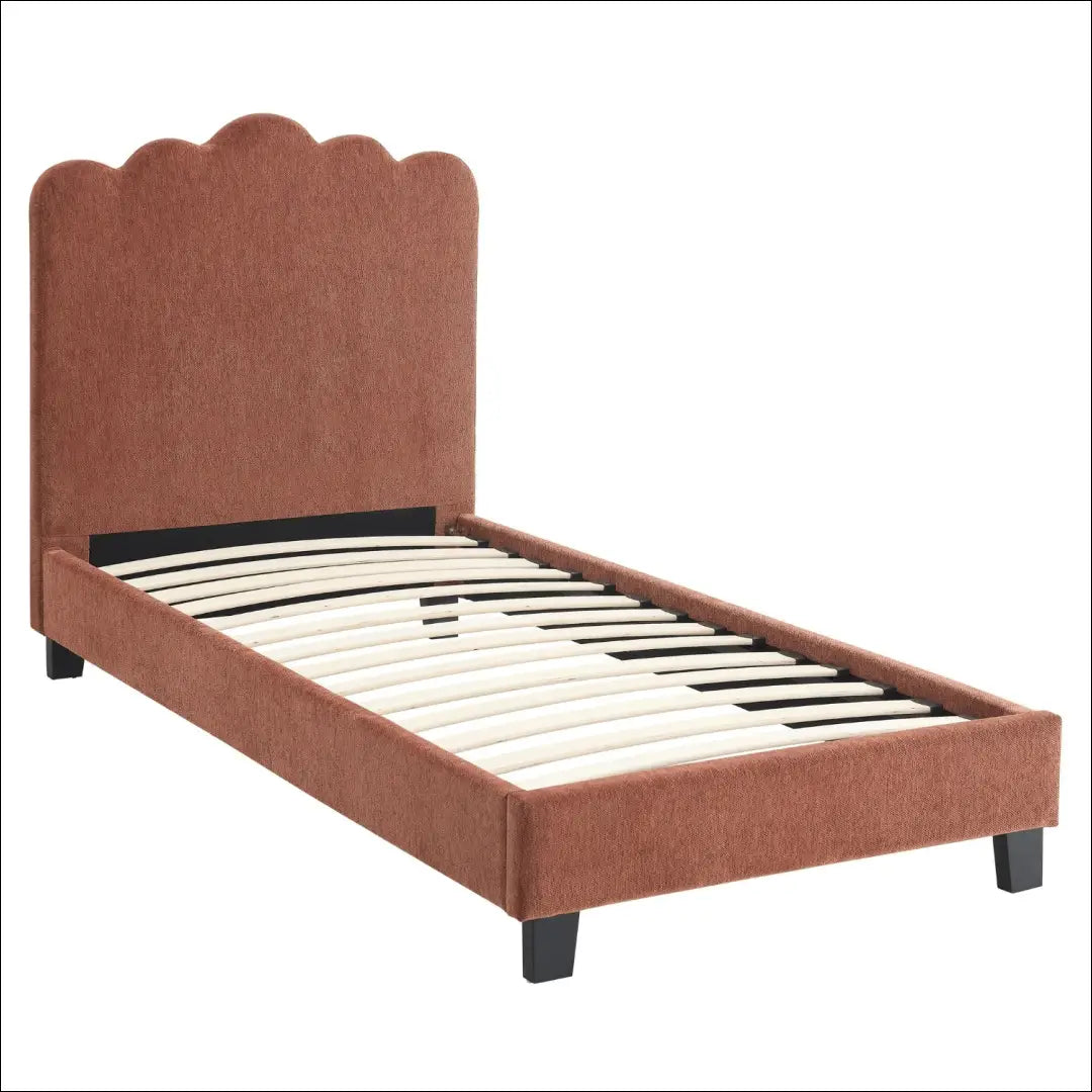 Lova su audiniu rusvos spalvos 90x200 TE958 - €155 Save 15% 100-200, __label:Pristatymas 5-14 d.d., elite,