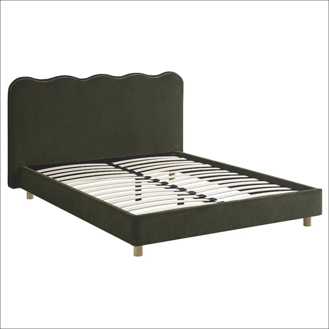 Lova su audiniu žalios spalvos 160x200 TE939 - €257 Save 15% __label:Pristatymas 5-14 d.d., elite, over-200,