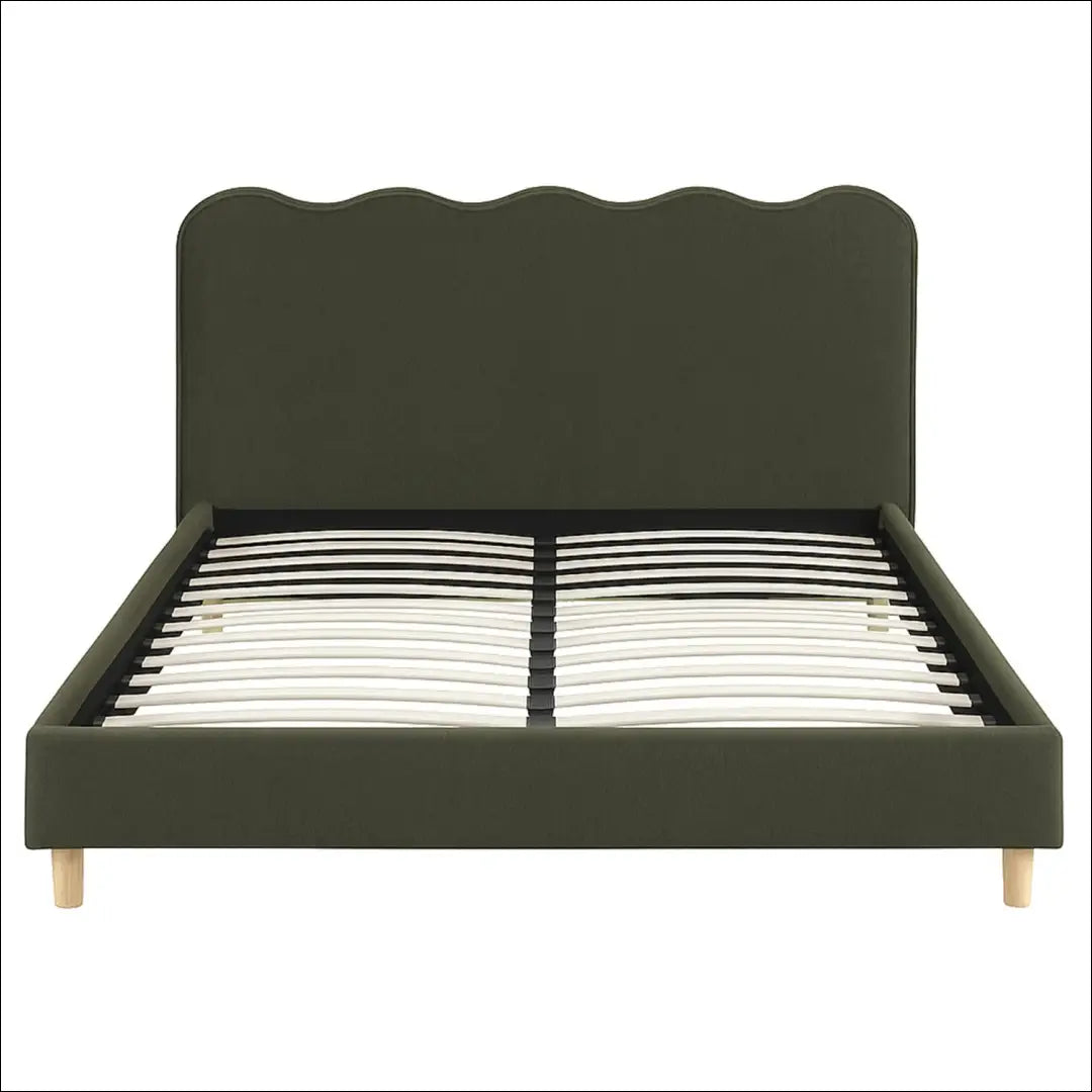 Lova su audiniu žalios spalvos 160x200 TE939 - €257 Save 15% __label:Pristatymas 5-14 d.d., elite, over-200,