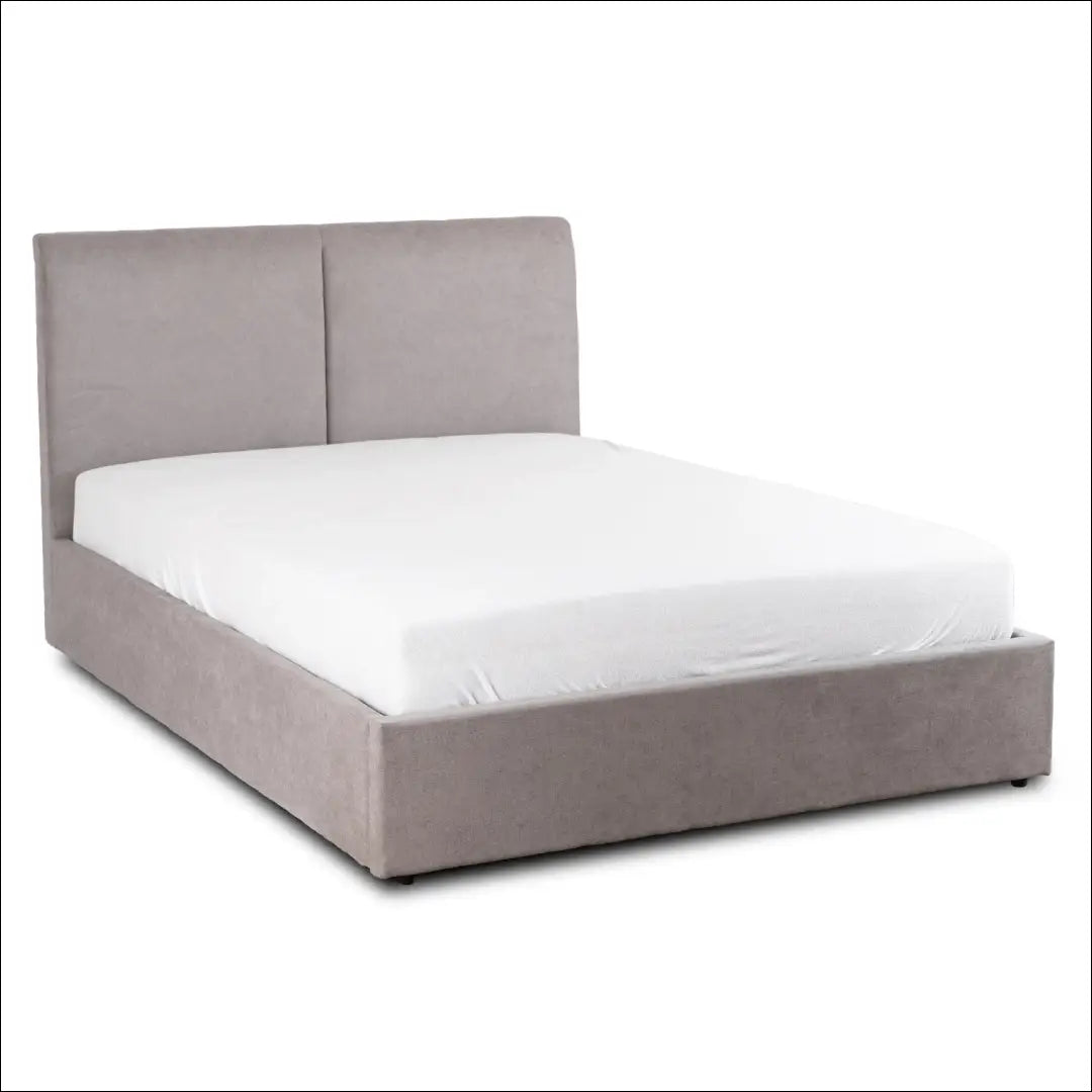 Lova su patalynės dėže audiniu pilkos spalvos 140x200 TE1254 - €368 Save 15% __label:Pristatymas 5-14 d.d., elite,