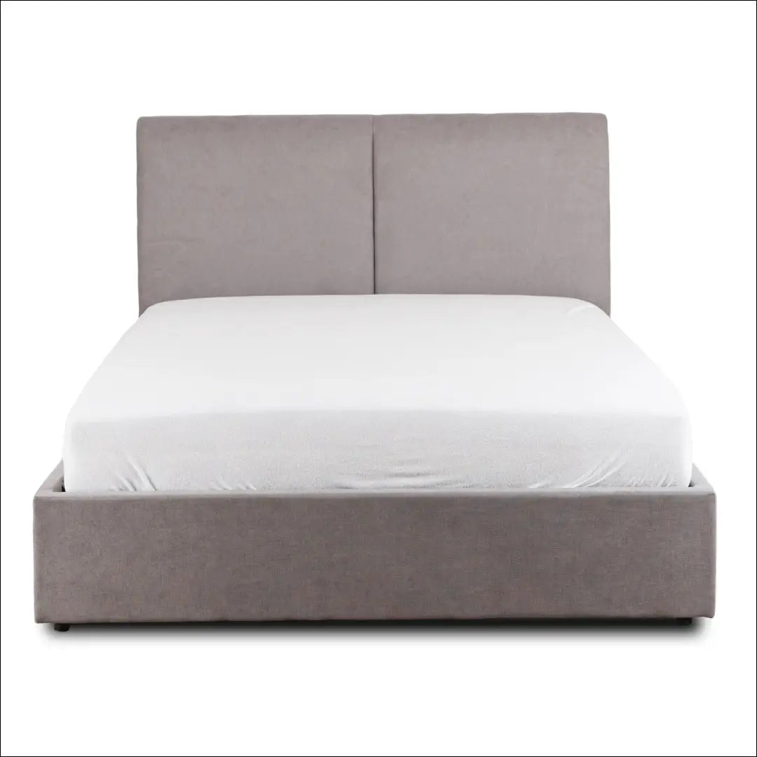 Lova su patalynės dėže audiniu pilkos spalvos 140x200 TE1254 - €368 Save 15% __label:Pristatymas 5-14 d.d., elite,