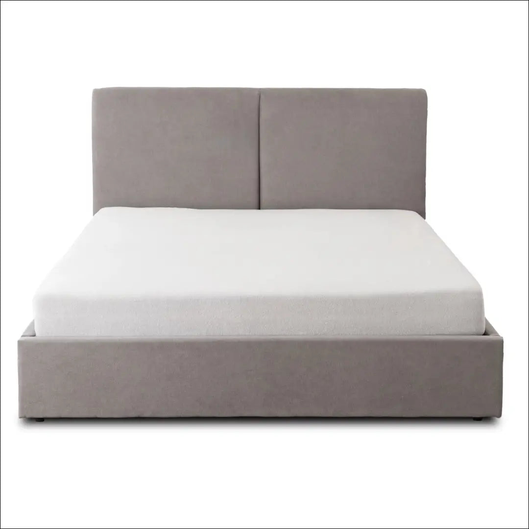 Lova su patalynės dėže audiniu pilkos spalvos 160x200 TE1024 - €389 Save 15% __label:Pristatymas 5-14 d.d., elite,