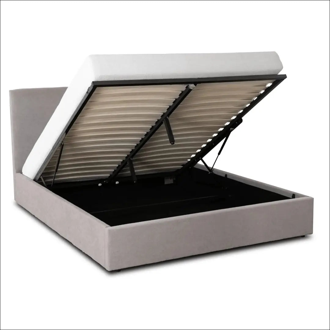 Lova su patalynės dėže audiniu pilkos spalvos 160x200 TE1024 - €389 Save 15% __label:Pristatymas 5-14 d.d., elite,