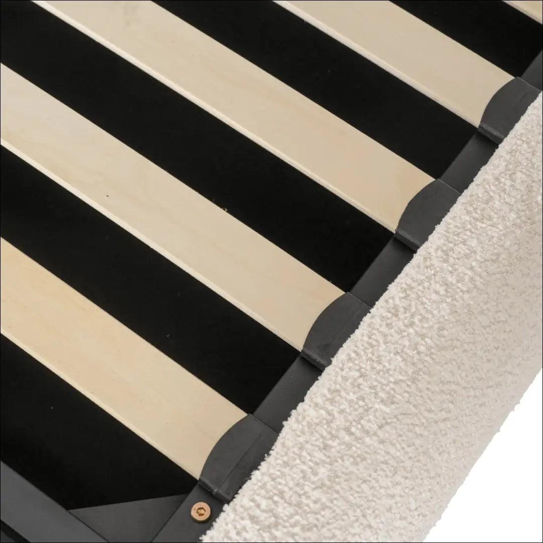 Lova su patalynės dėže buklė audinio audiniu kreminės spalvos 160x200 TE857 - €416 Save 15% __label:Pristatymas 5-14