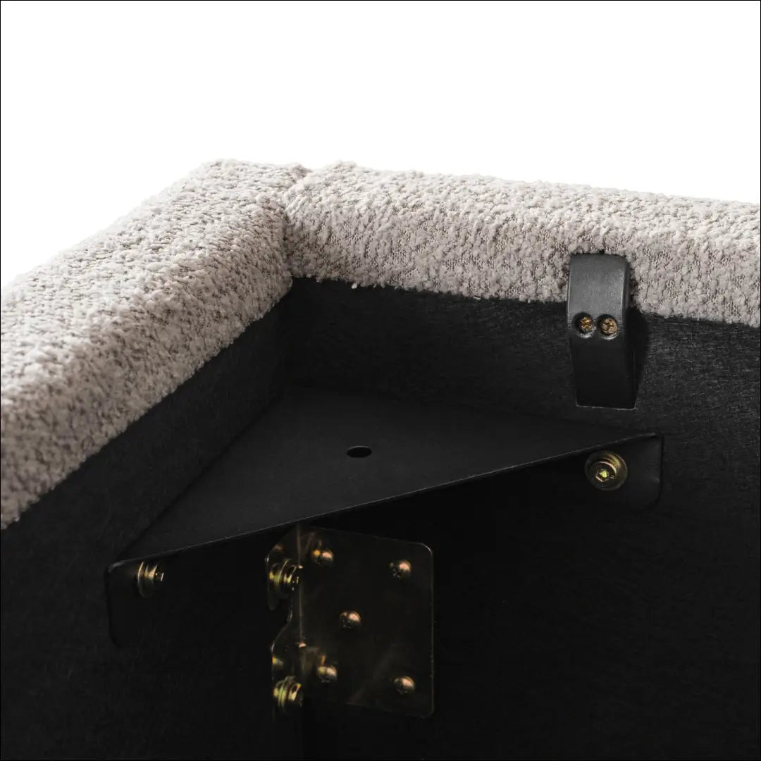 Lova su patalynės dėže buklė audinio audiniu kreminės spalvos 160x200 TE906 - €334 Save 15% __label:Pristatymas 5-14