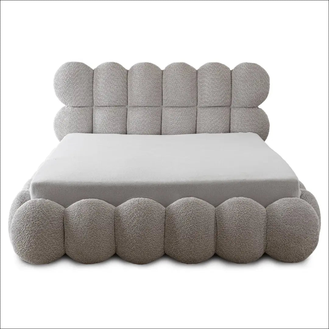 Lova su patalynės dėže buklė audinio audiniu pilkos spalvos 160x200 TE943 - €575 Save 15% __label:Pristatymas 5-14