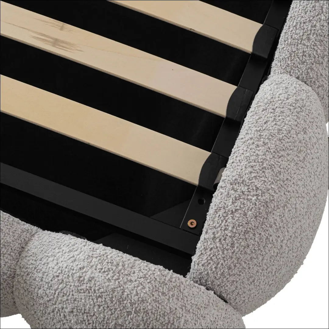Lova su patalynės dėže buklė audinio audiniu pilkos spalvos 160x200 TE943 - €575 Save 15% __label:Pristatymas 5-14