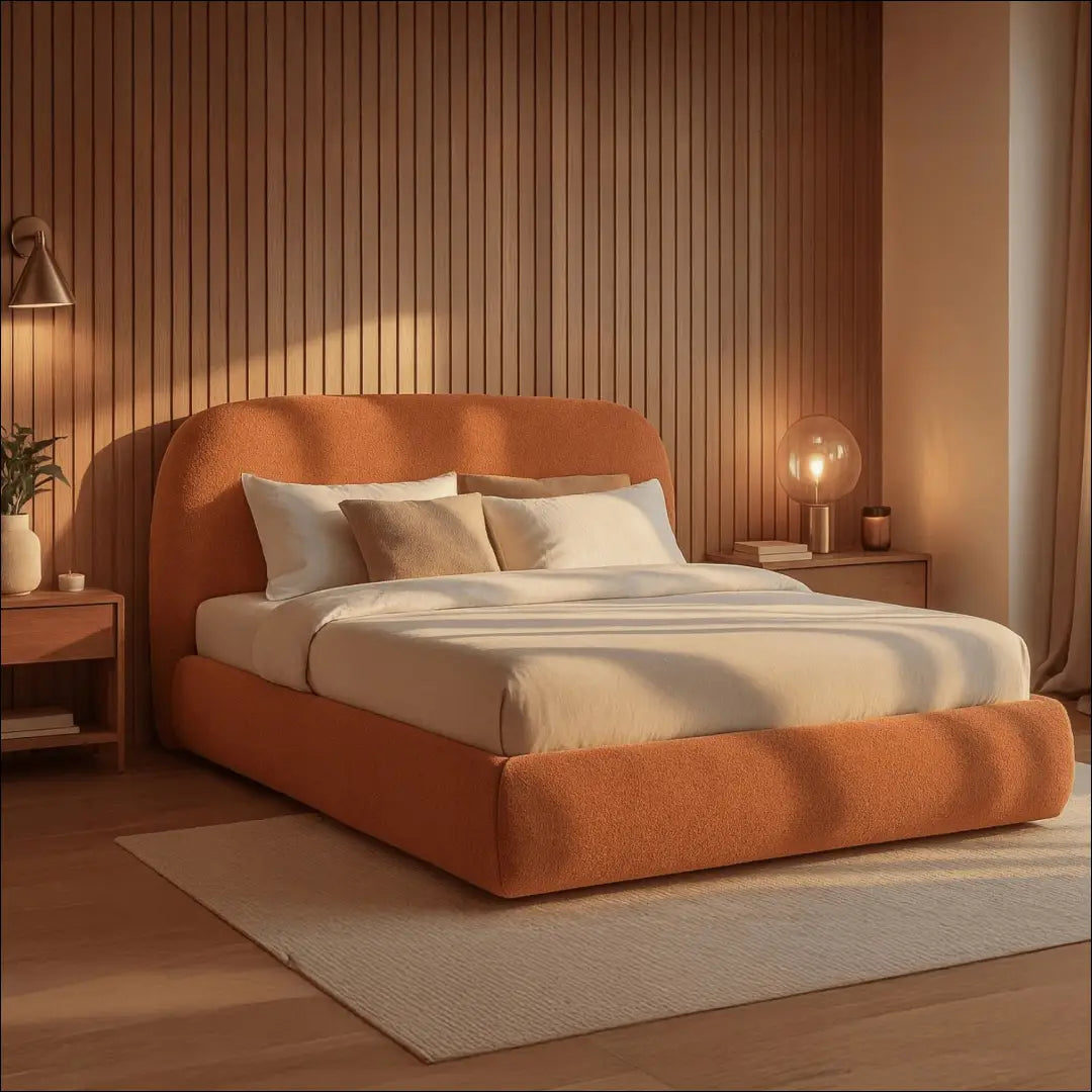 Lova su patalynės dėže buklė audinio audiniu rusvos spalvos 160x200 TE1013 - €501 Save 15% __label:Pristatymas 5-14