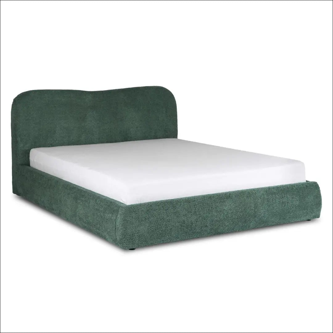 Lova su patalynės dėže buklė audinio audiniu žalios spalvos 160x200 TE846 - €416 Save 15% __label:Pristatymas 5-14