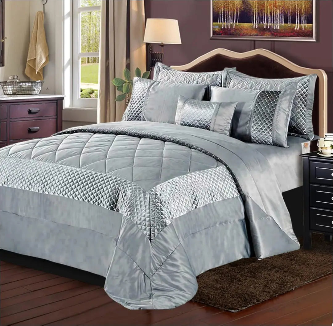 Lovatiesės komplektas (3 dalys) DI10708 - €64 Save 50% 50-100, __label:Pristatymas 1-2 d.d., color-pilka,