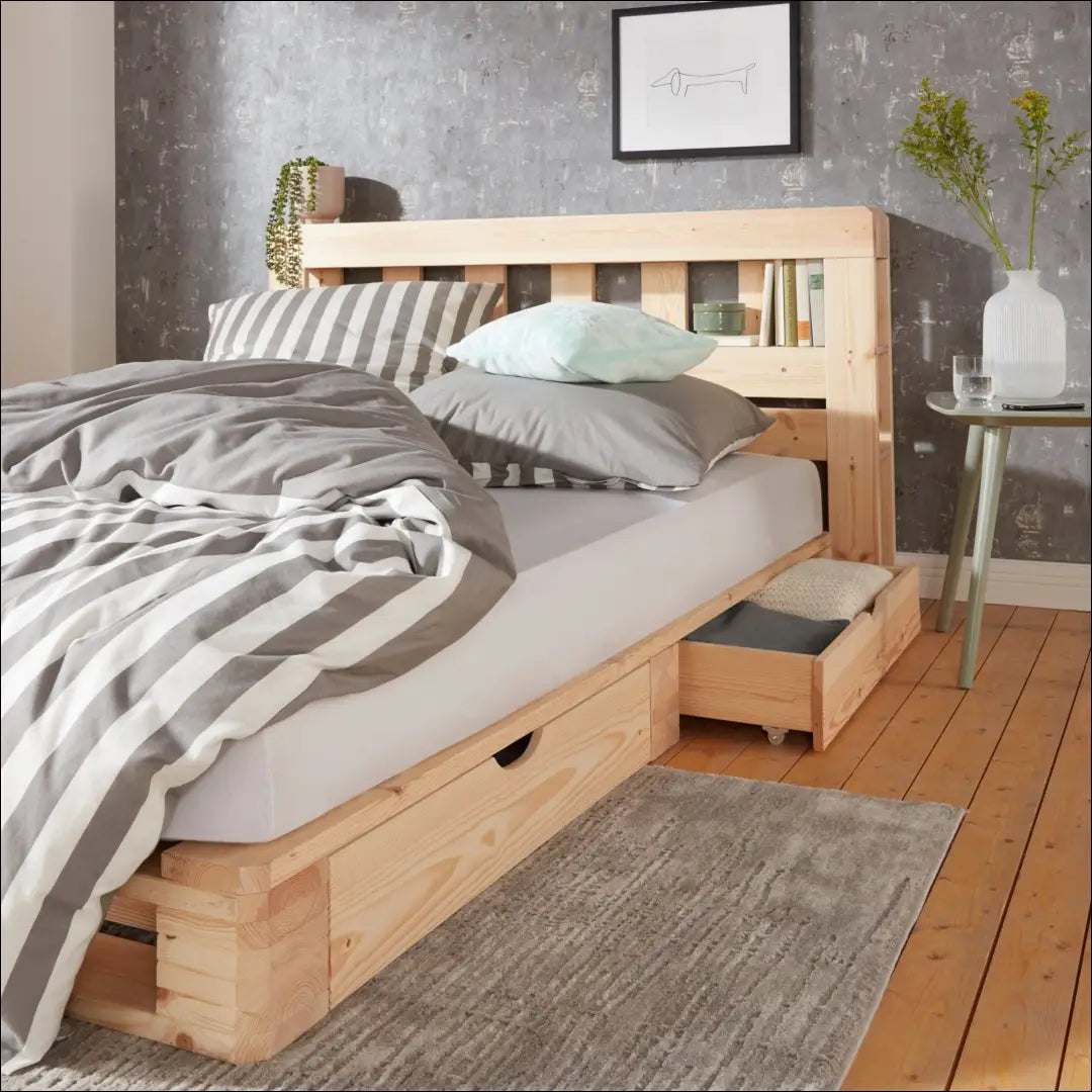 Lovos galvūgalis KI1591 - €70 Save 50% 50-100, __label:Pristatymas 1-2 d.d., color-ruda, kita, lovos-miegamojo €50