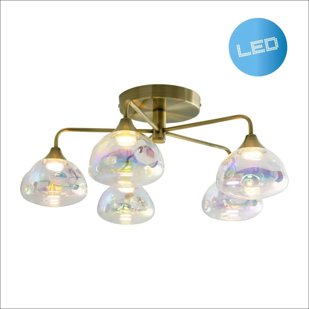 Lubinis LED šviestuvas DI10675 - €89 Save 50% 50-100, __label:Pristatymas 1-2 d.d., color-auksine, interjeras,