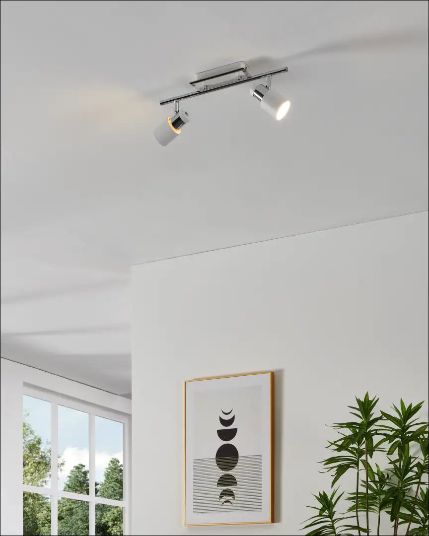 Lubinis LED šviestuvas DI12217 - €24 Save 50% __label:Pristatymas 1-2 d.d., color-balta, color-sidabrine, interjeras,