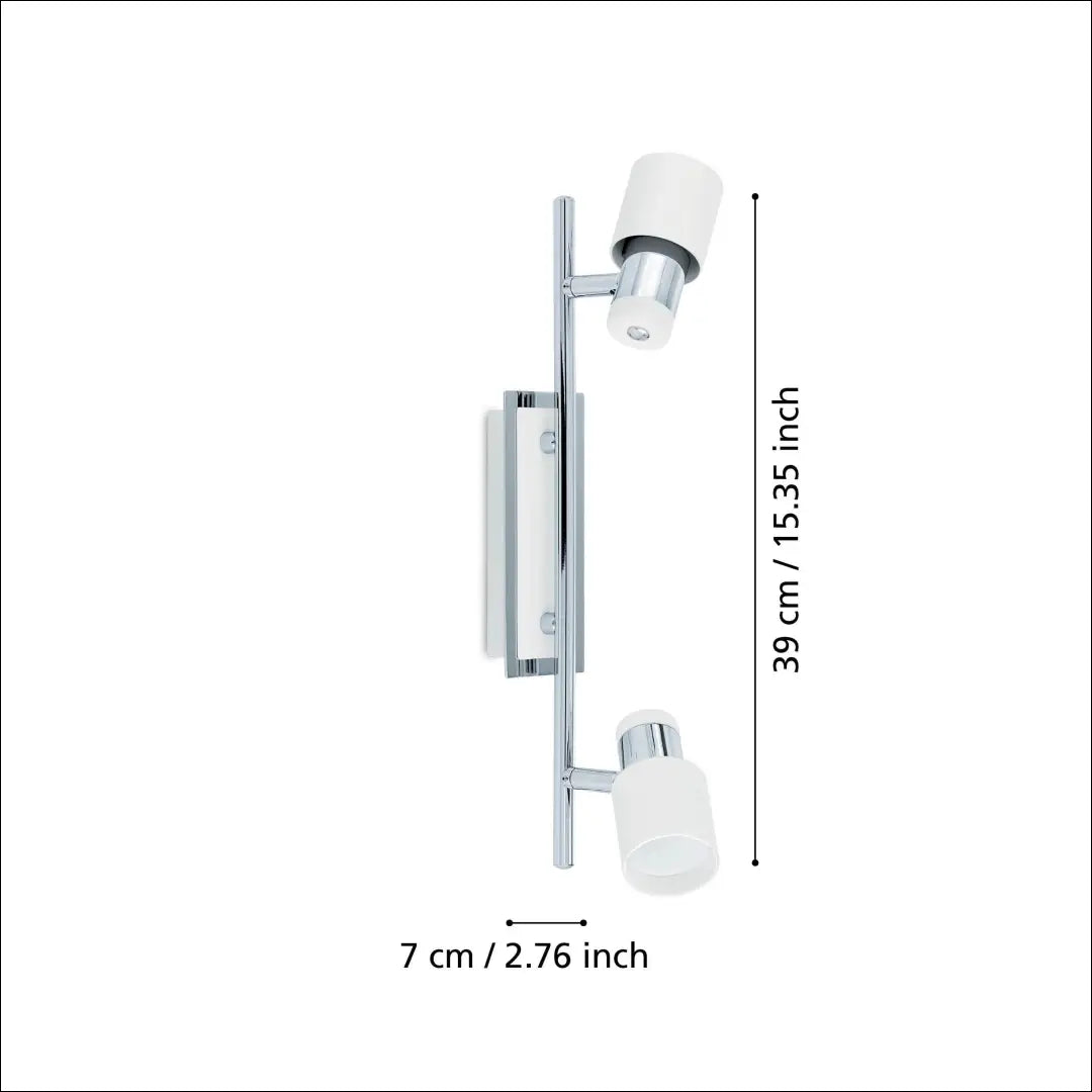 Lubinis LED šviestuvas DI12217 - €24 Save 50% __label:Pristatymas 1-2 d.d., color-balta, color-sidabrine, interjeras,
