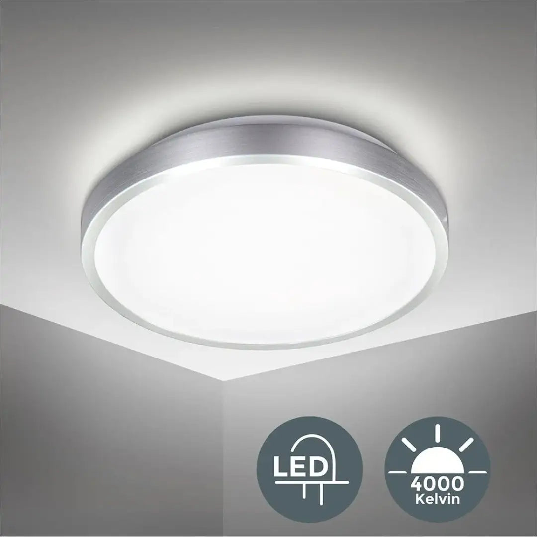 Lubinis LED šviestuvas DI12223 - €14 Save 50% __label:Pristatymas 1-2 d.d., color-sidabrine, interjeras,
