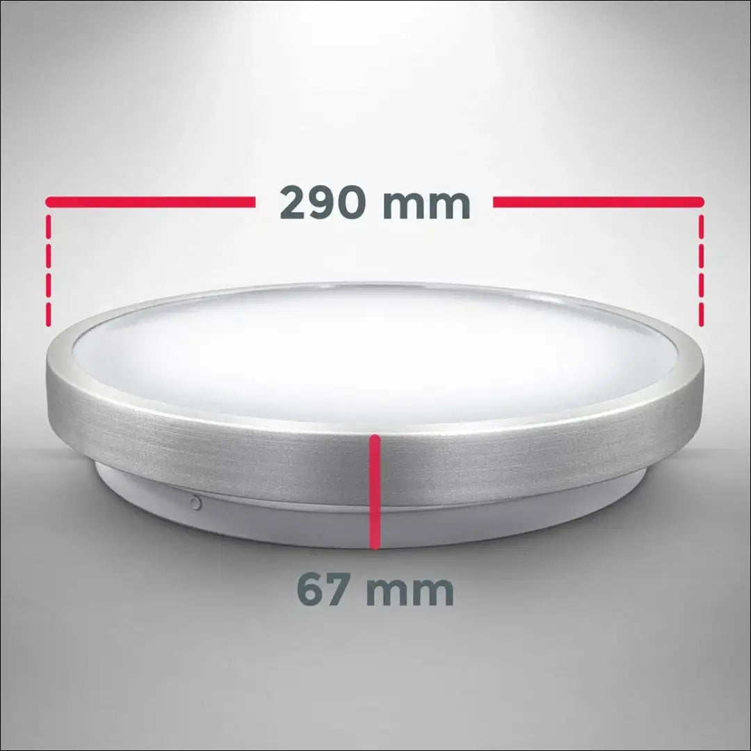 Lubinis LED šviestuvas DI12223 - €14 Save 50% __label:Pristatymas 1-2 d.d., color-sidabrine, interjeras,