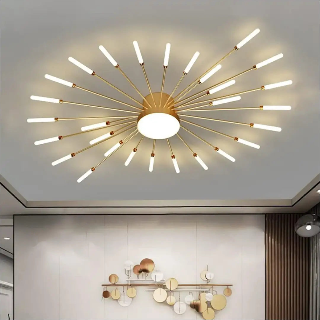 Lubinis LED šviestuvas DI12241 - €80 Save 50% 50-100, __label:Pristatymas 1-2 d.d., color-auksine, interjeras,