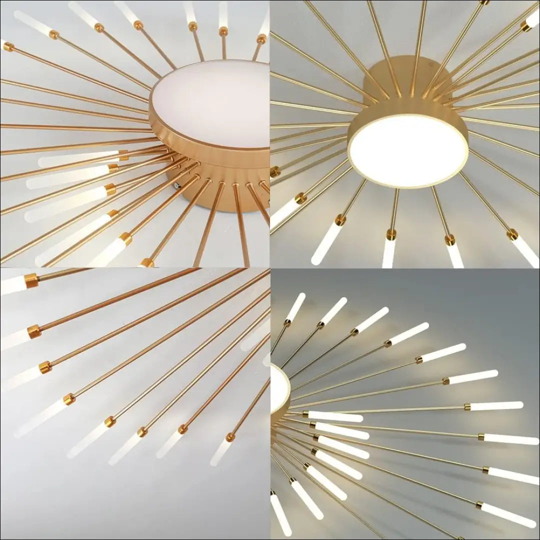 Lubinis LED šviestuvas DI12241 - €80 Save 50% 50-100, __label:Pristatymas 1-2 d.d., color-auksine, interjeras,