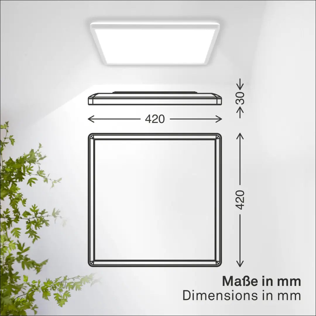 Lubinis LED šviestuvas DI12343 - €19 Save 50% __label:Pristatymas 1-2 d.d., color-balta, interjeras,