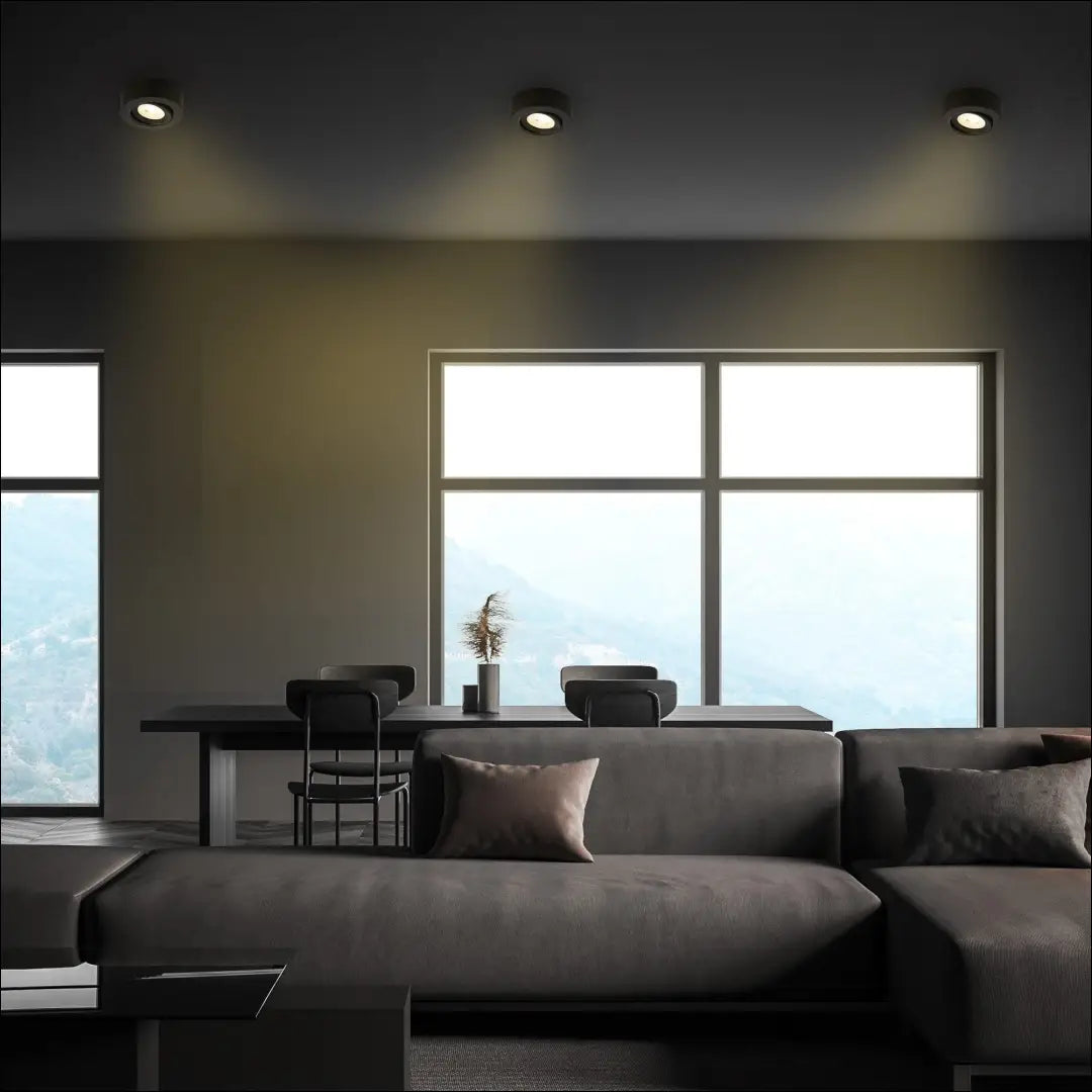 Lubinis LED šviestuvas DI12368 - €14 Save 50% __label:Pristatymas 1-2 d.d., color-juoda, interjeras,