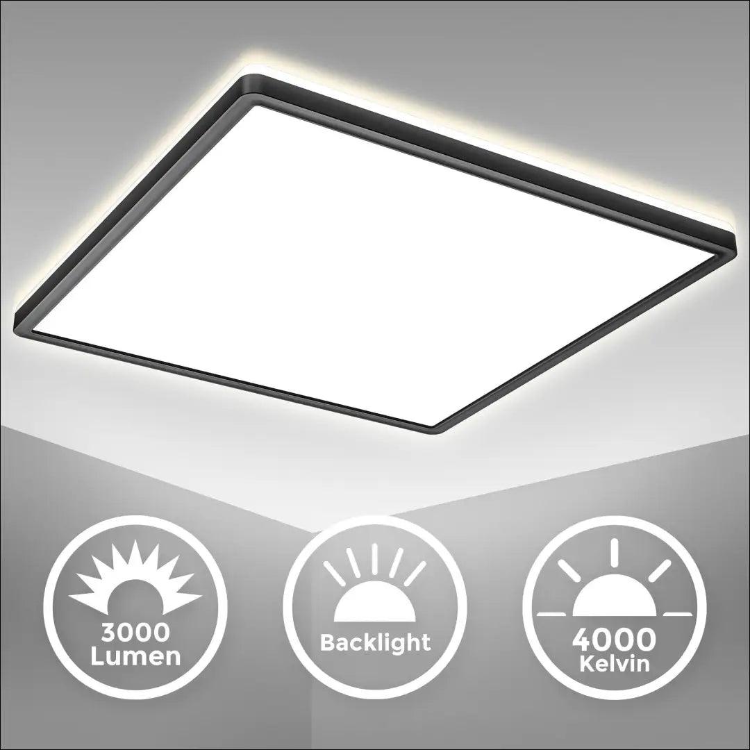 Lubinis LED šviestuvas DI12416 - €34 Save 50% 25-50, __label:Pristatymas 1-2 d.d., color-juoda, interjeras,