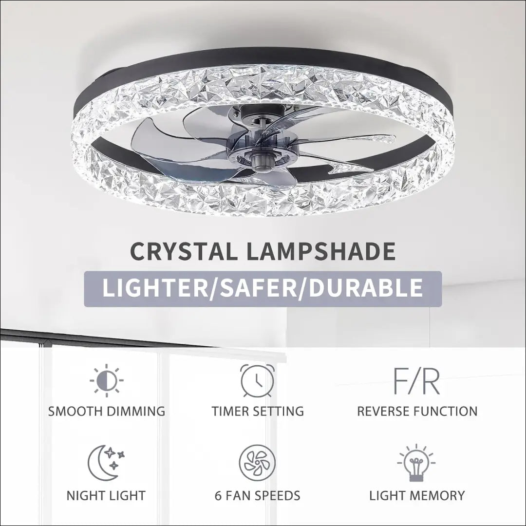 Lubinis LED šviestuvas su ventiliatoriumi DI12283 - €70 Save 50% 50-100, __label:Pristatymas 1-2 d.d., color-juoda,