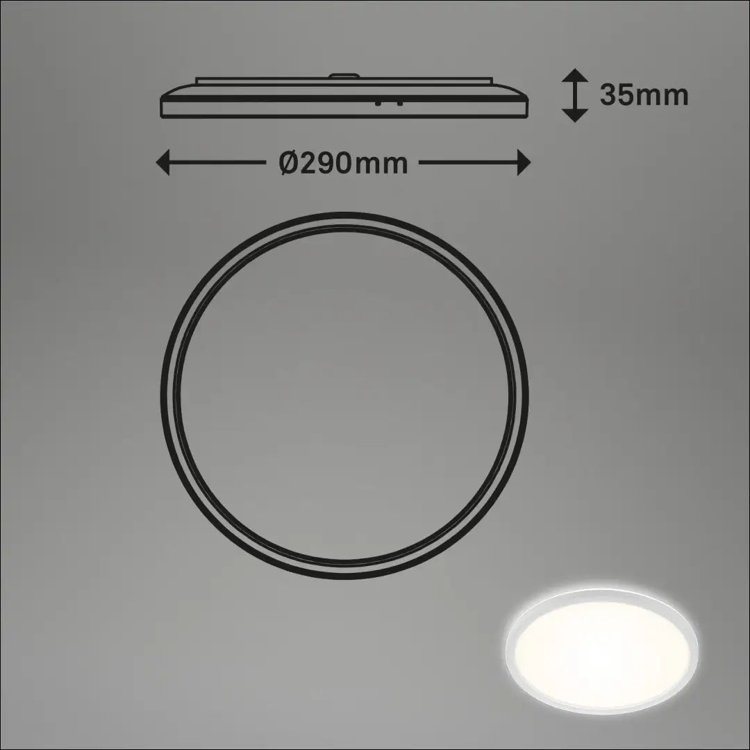Lubinis LED vonios šviestuvas DI12300 - €22 Save 50% __label:Pristatymas 1-2 d.d., color-balta, interjeras,