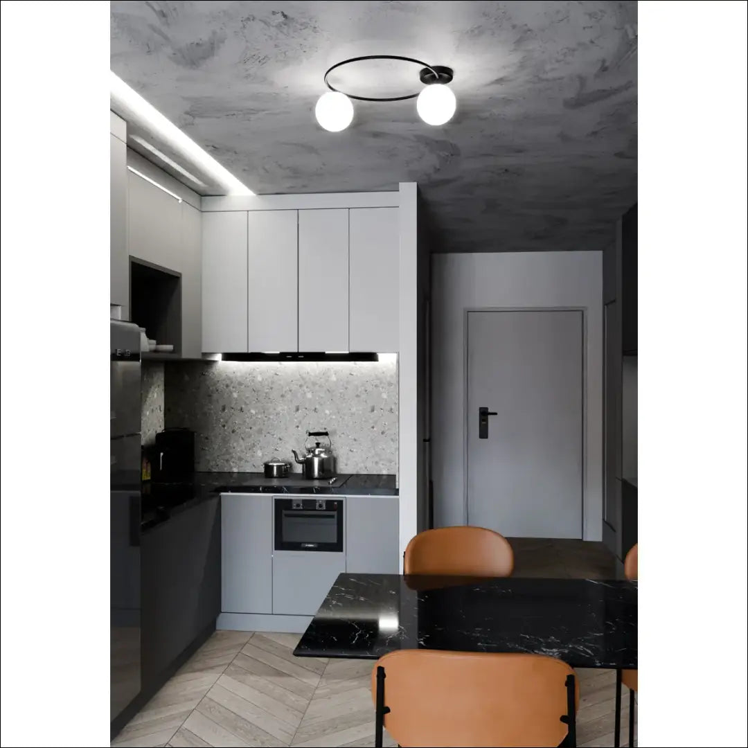 Lubinis šviestuvas DI10137 - €57 Save 55% 50-100, __label:Pristatymas 1-2 d.d., color-balta, color-juoda, interjeras