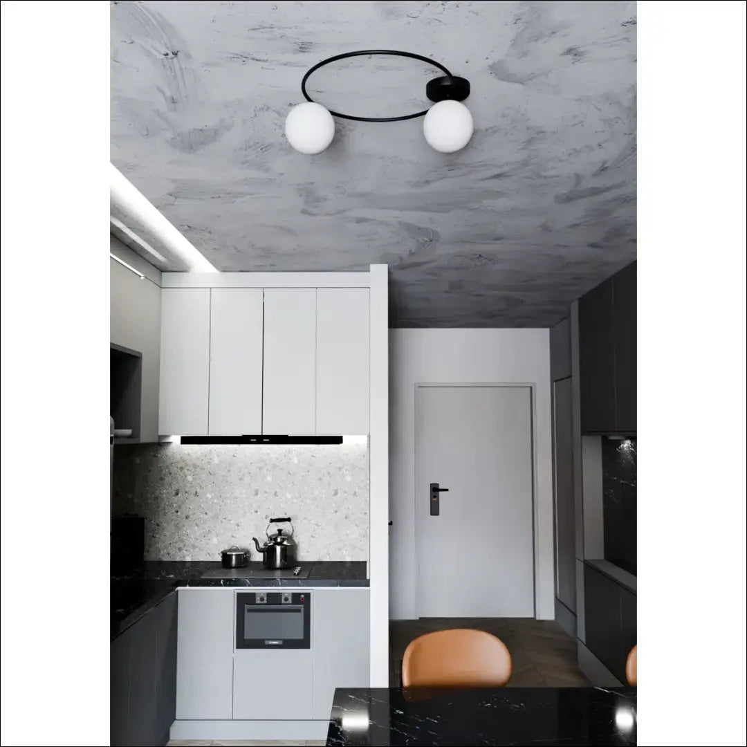 Lubinis šviestuvas DI10137 - €57 Save 55% 50-100, __label:Pristatymas 1-2 d.d., color-balta, color-juoda, interjeras