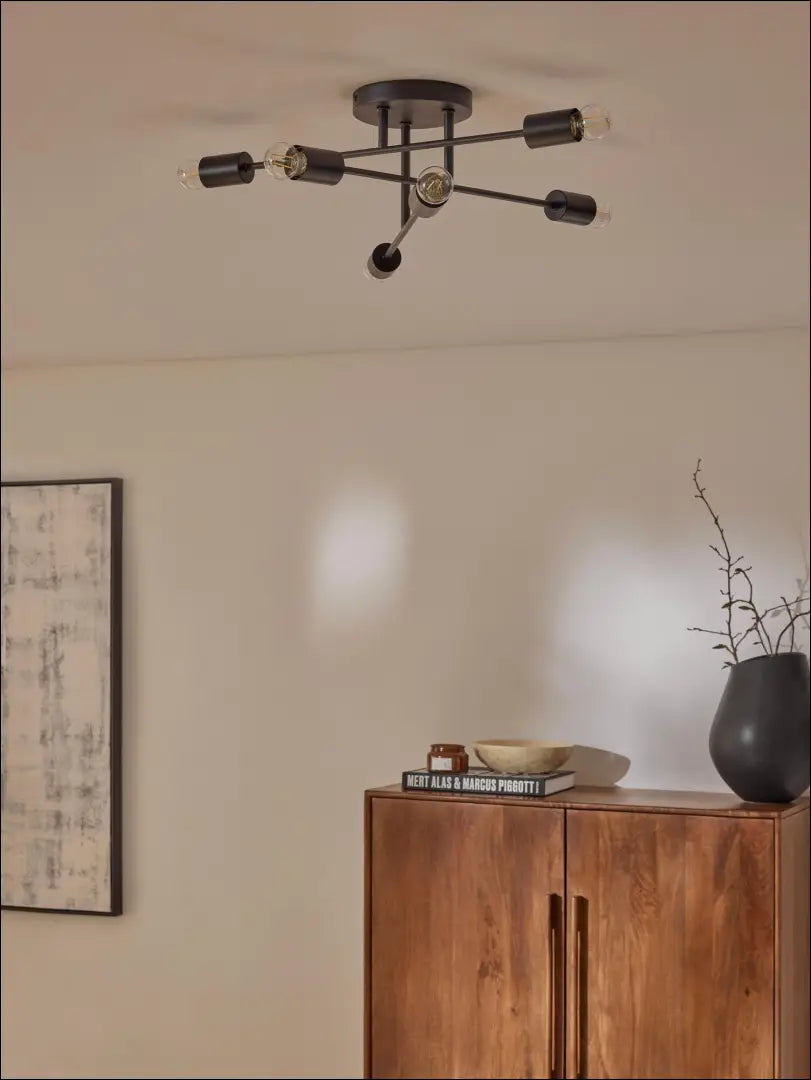 Lubinis šviestuvas DI10879 - €70 Save 50% 50-100, __label:Pristatymas 1-2 d.d., color-juoda, interjeras,