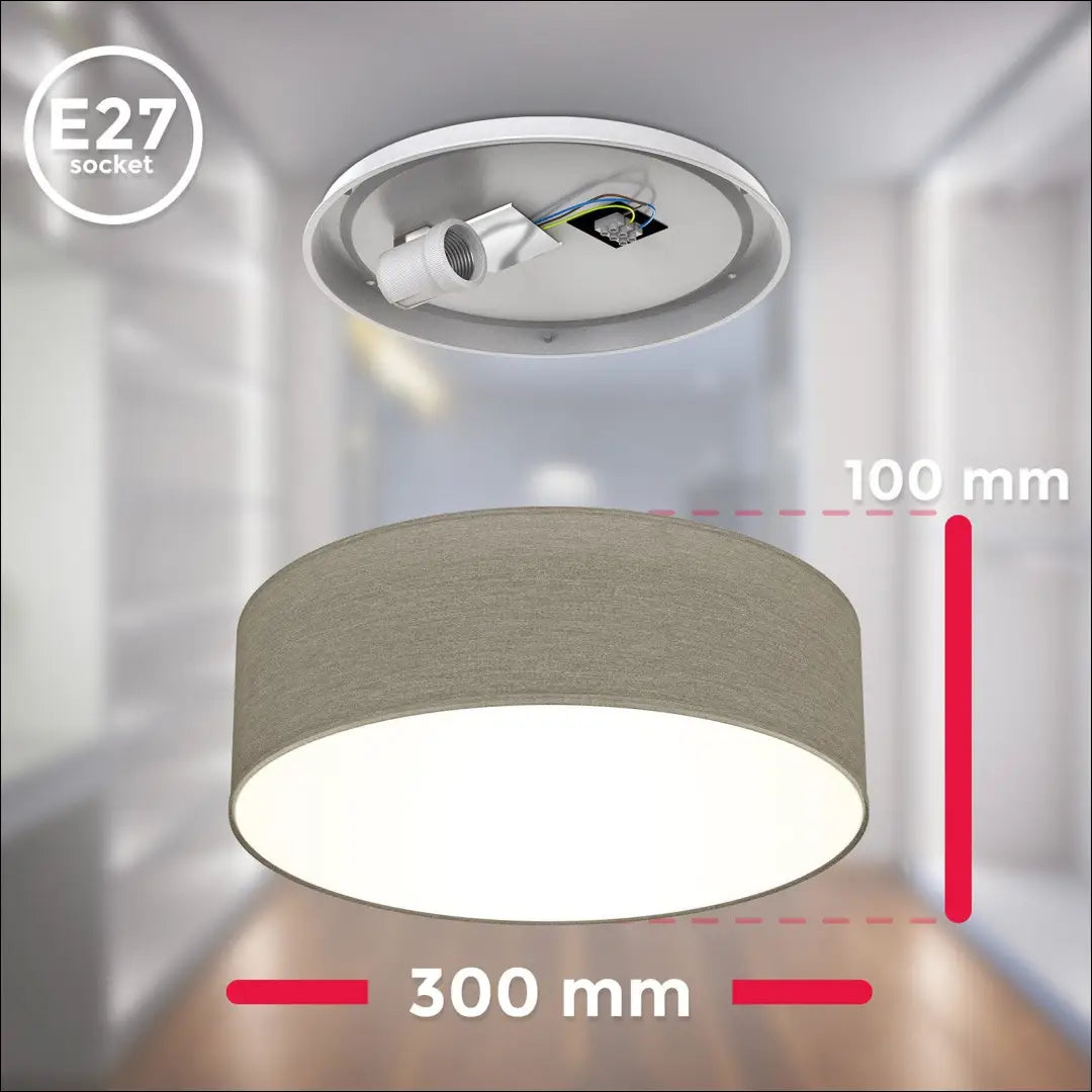 Lubinis šviestuvas DI12326 - €29 Save 50% 25-50, __label:Pristatymas 1-2 d.d., color-pilka, color-ruda, interjeras €25