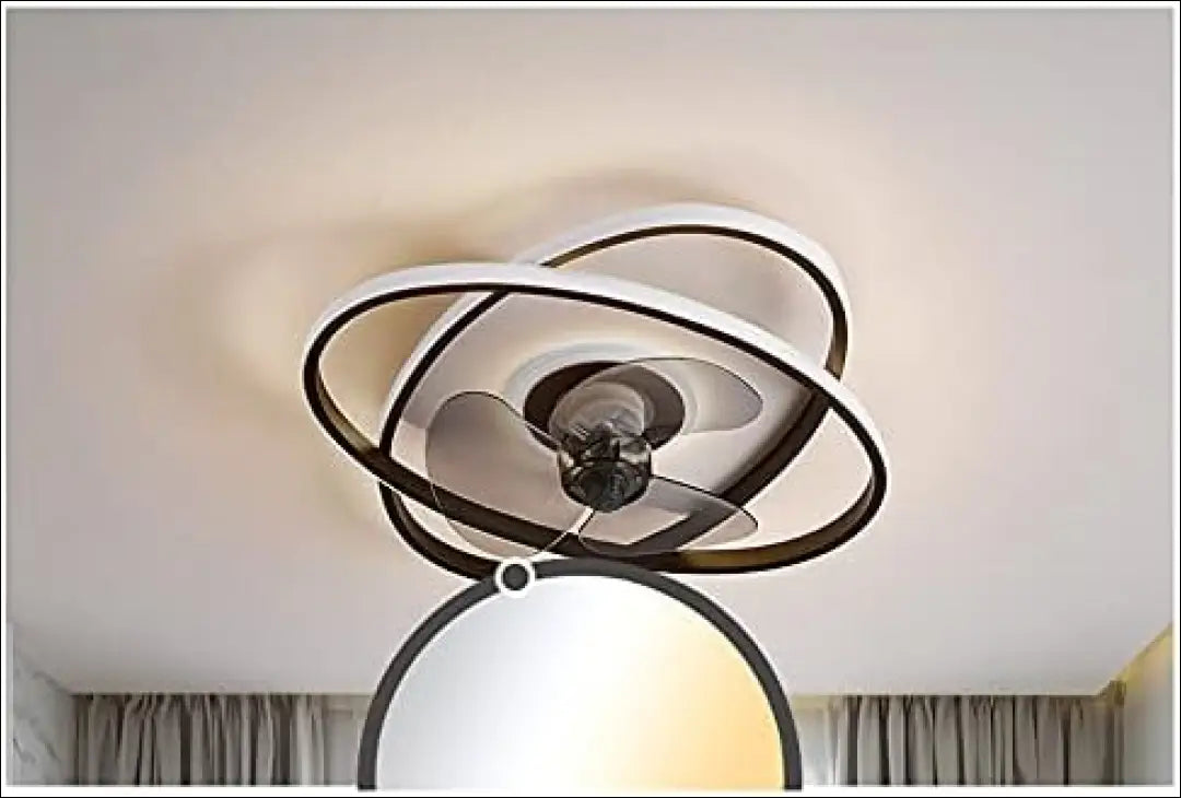 Lubinis ventiliatorius su LED apšvietimu DI10671 - €74 Save 50% 50-100, __label:Pristatymas 1-2 d.d., color-juoda,