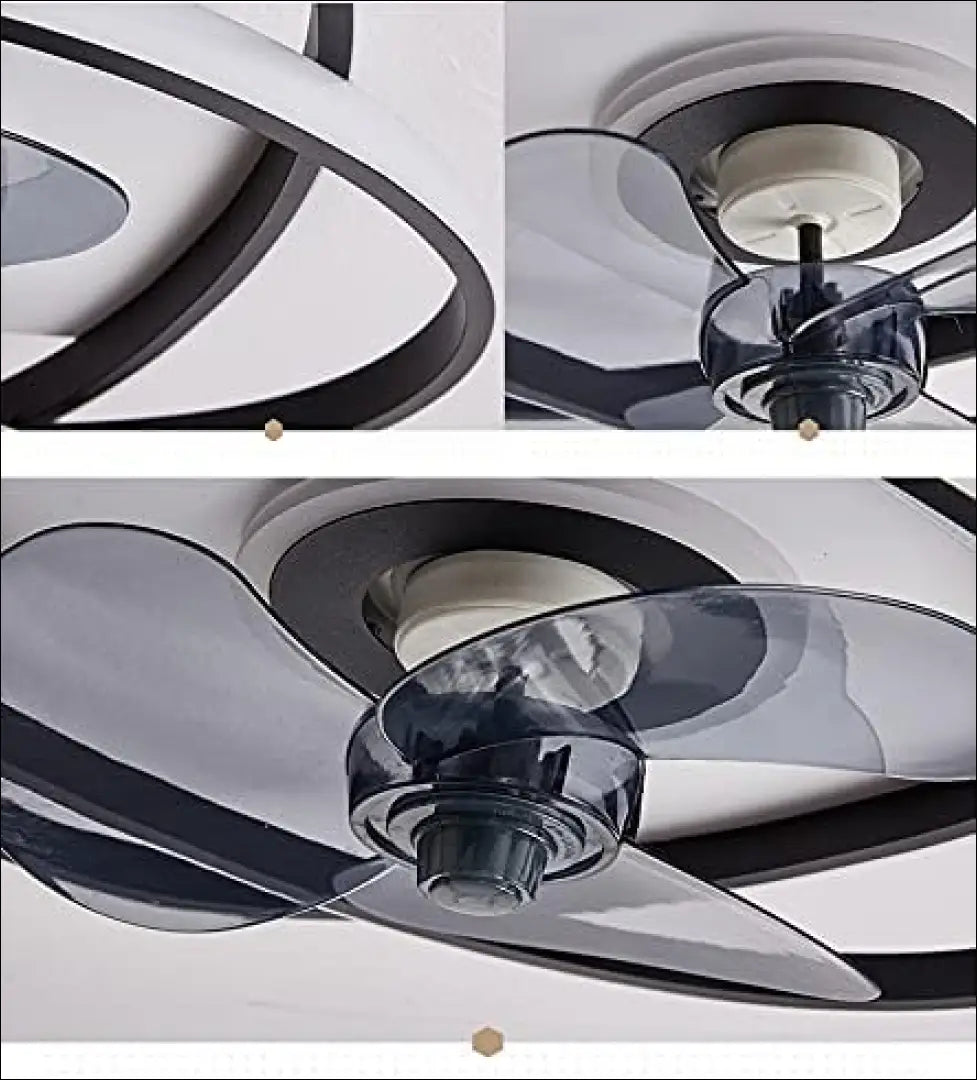 Lubinis ventiliatorius su LED apšvietimu DI10671 - €74 Save 50% 50-100, __label:Pristatymas 1-2 d.d., color-juoda,