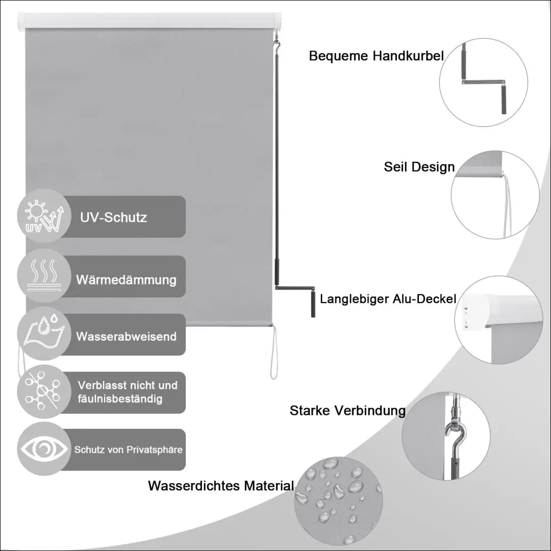 Markizė DI3643 - €21 Save 65% __label:Pristatymas 1-2 d.d., color-pilka, material-metalas, material-poliesteris,