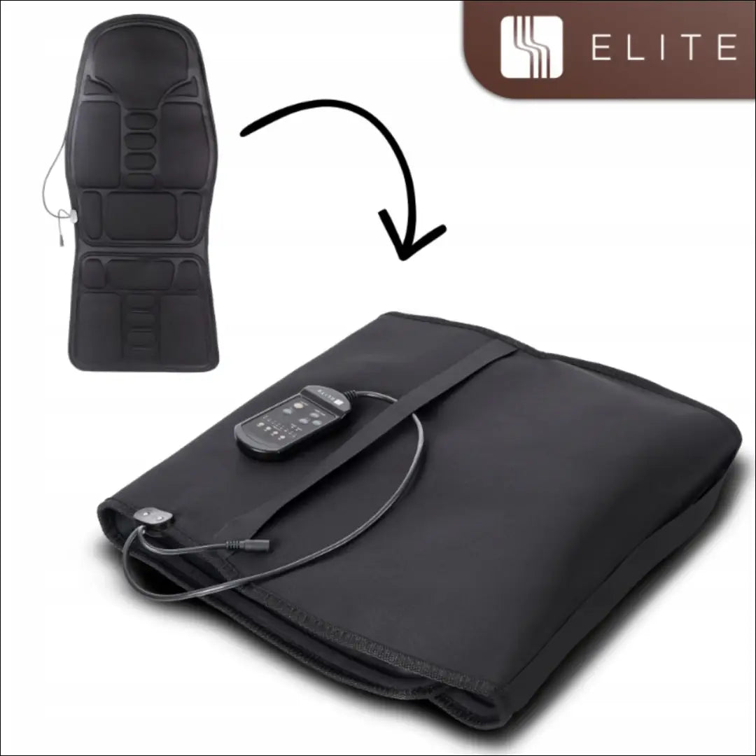 Masažinis kilimėlis su audiniu juodos spalvos TE1115 - €41 Save 15% 25-50, __label:Pristatymas 5-14 d.d., elite,