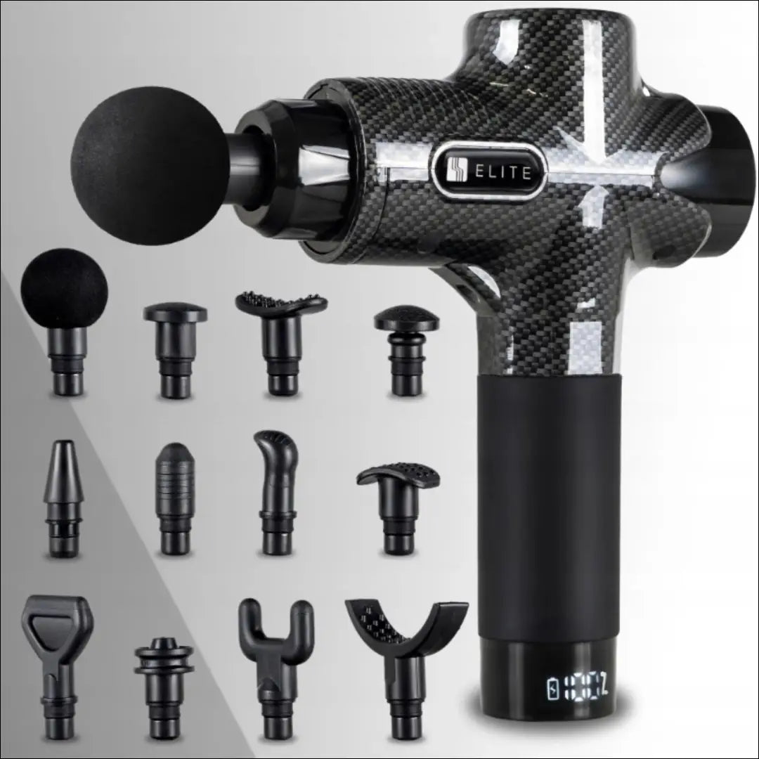 Masažinis pistoletas juodos spalvos TE1112 - €54 Save 15% 50-100, __label:Pristatymas 5-14 d.d., elite,