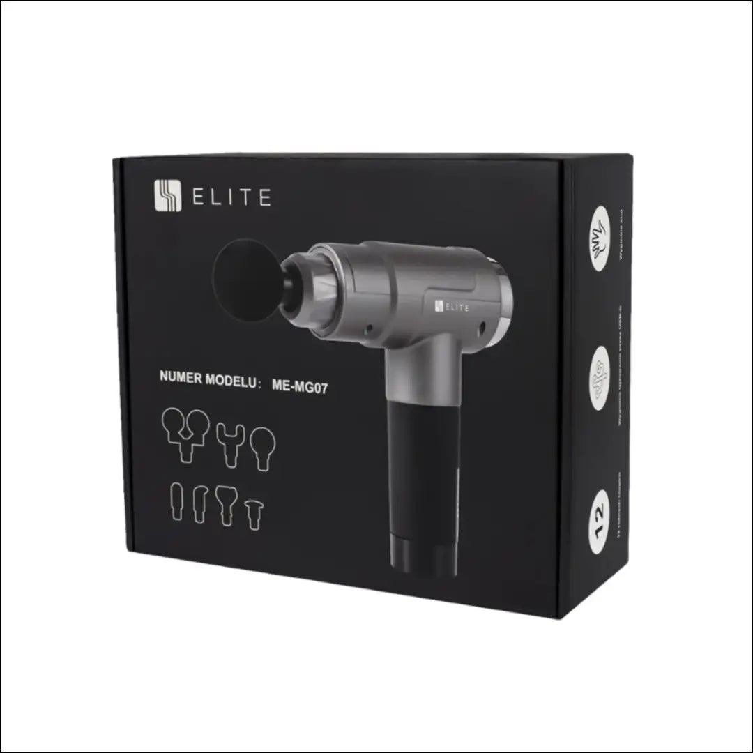 Masažinis pistoletas pilkos spalvos / juodos TE1113 - €33 Save 15% 25-50, __label:Pristatymas 5-14 d.d., elite,