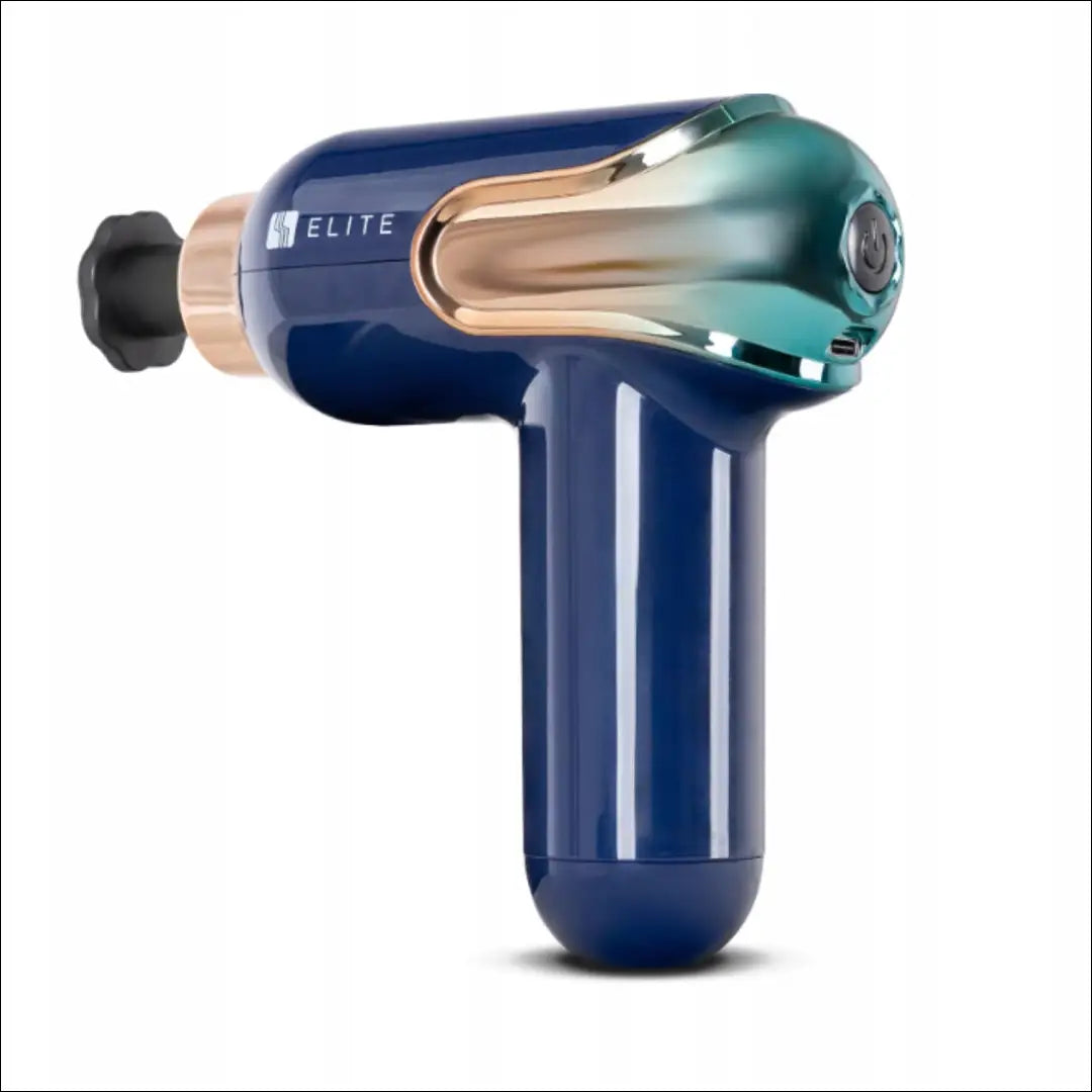 Masažinis pistoletas tamsiai mėlynos spalvos / auksinės TE1110 - €18 Save 10% __label:Pristatymas 5-14 d.d., elite,