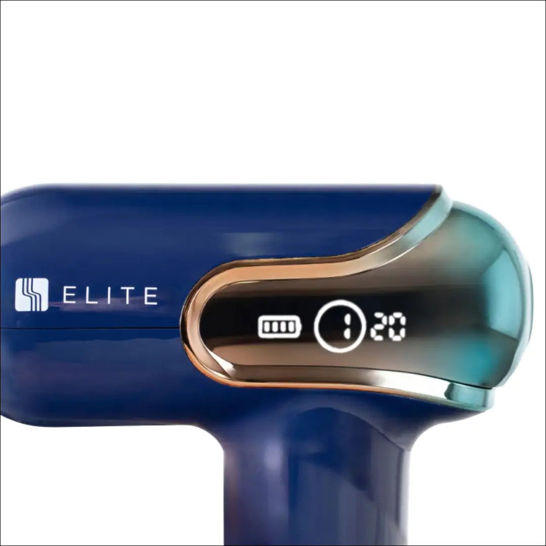 Masažinis pistoletas tamsiai mėlynos spalvos / auksinės TE1110 - €18 Save 10% __label:Pristatymas 5-14 d.d., elite,