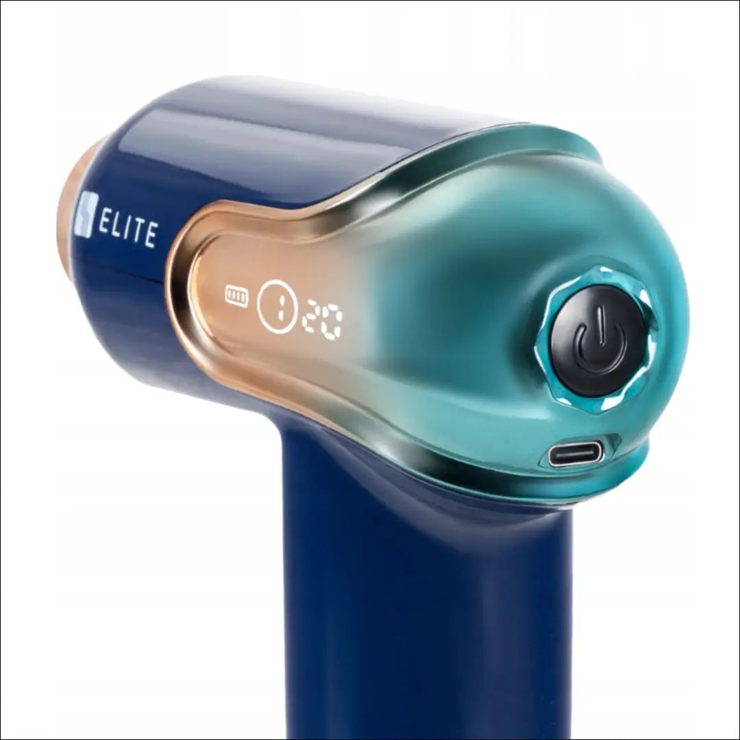 Masažinis pistoletas tamsiai mėlynos spalvos / auksinės TE1110 - €18 Save 10% __label:Pristatymas 5-14 d.d., elite,