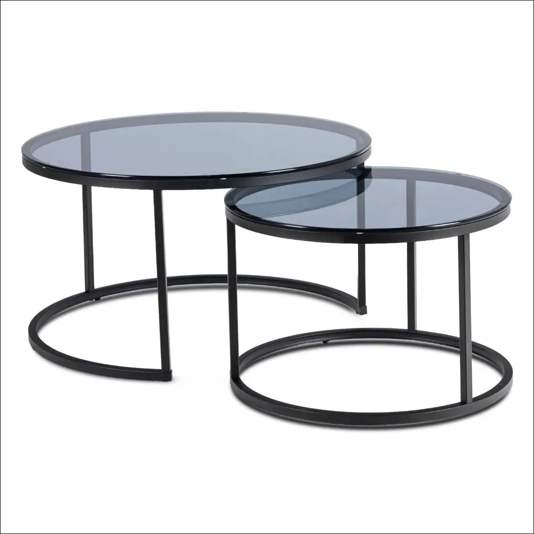 Pilkas/juodas kavos staliukų komplektas TE2525 - €109 Save 15% __label:Pristatymas 5-14 d.d., Newelite Naujausi