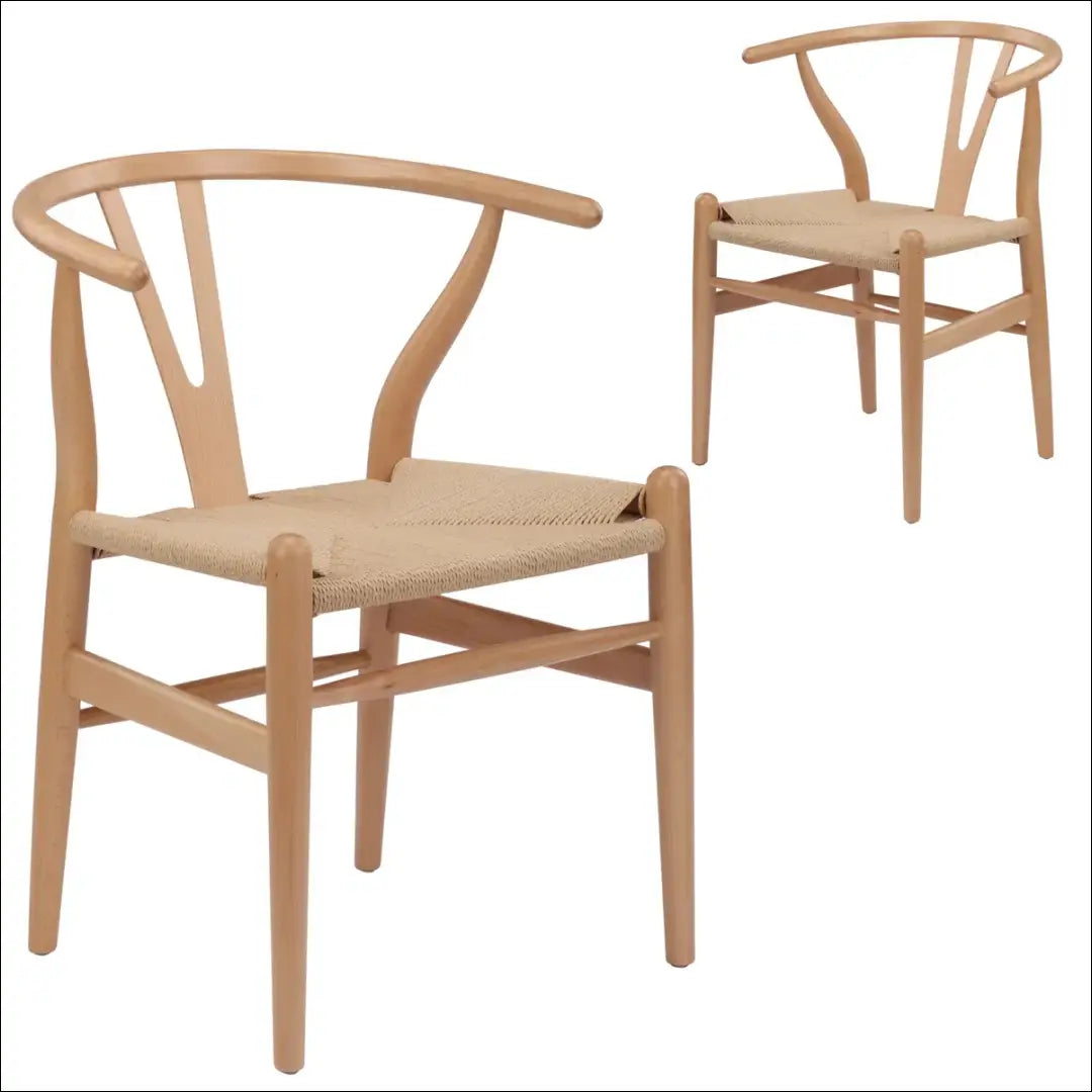 Medinė kėdė VI966 - €112 Save 55% 100-200, __label:Pristatymas 1-2 d.d., color-ruda, color-smelio, kedes-valgomojo €100