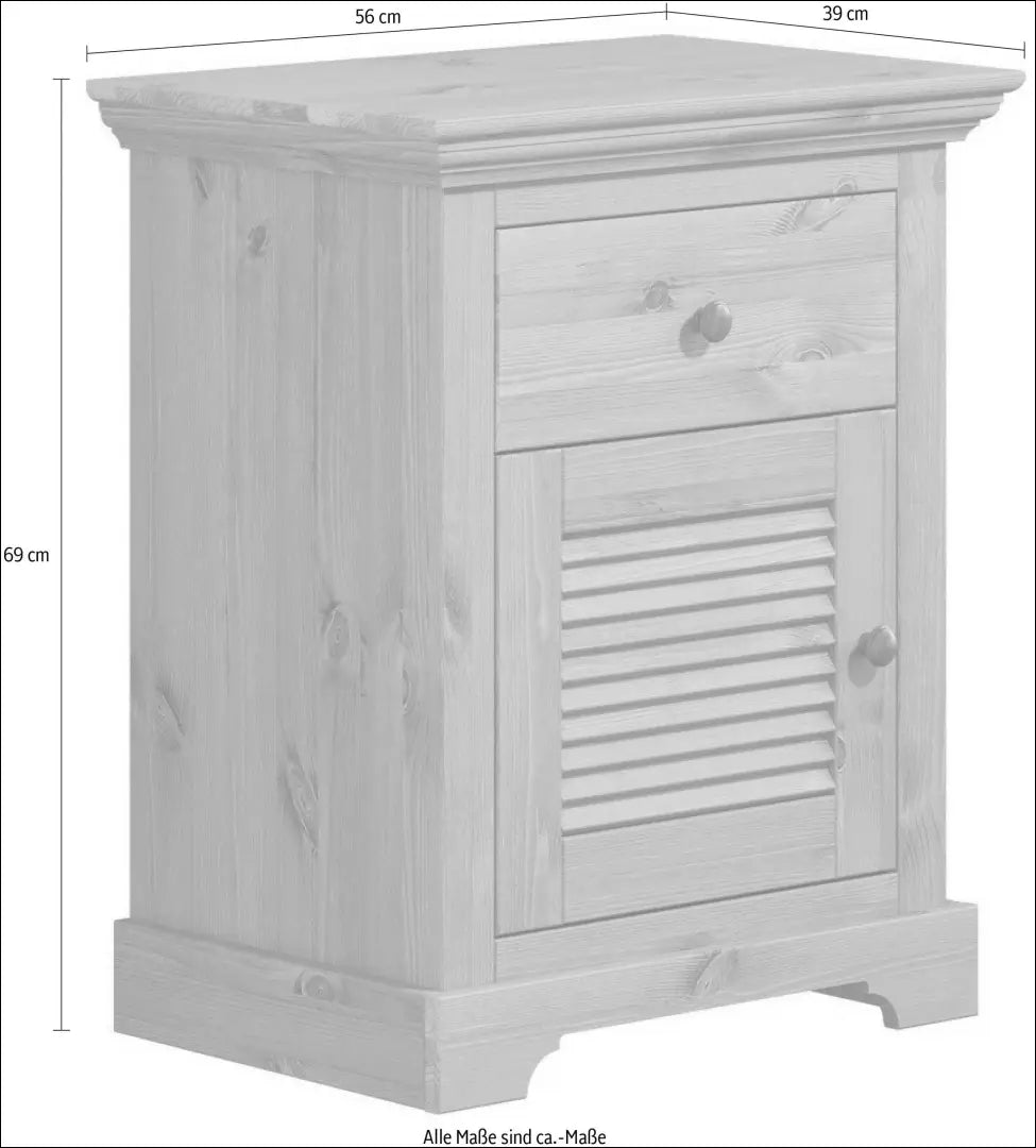 Medinis naktinis staliukas GI652 - €75 Save 50% 50-100, __label:Pristatymas 1-2 d.d., color-ruda,