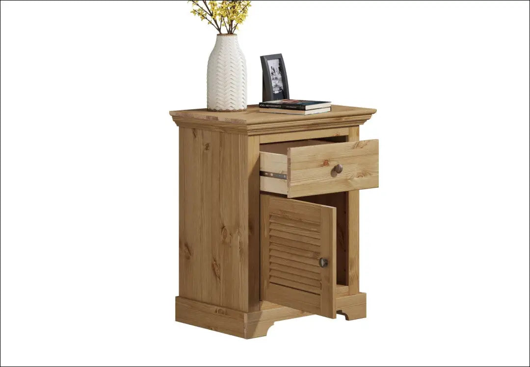 Medinis naktinis staliukas GI652 - €75 Save 50% 50-100, __label:Pristatymas 1-2 d.d., color-ruda,