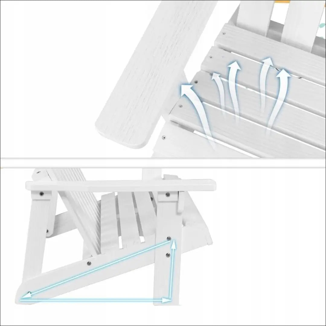 Medinis sodo suoliukas LI814 - €37 Save 50% 25-50, __label:Pristatymas 1-2 d.d., color-balta, lauko baldai,