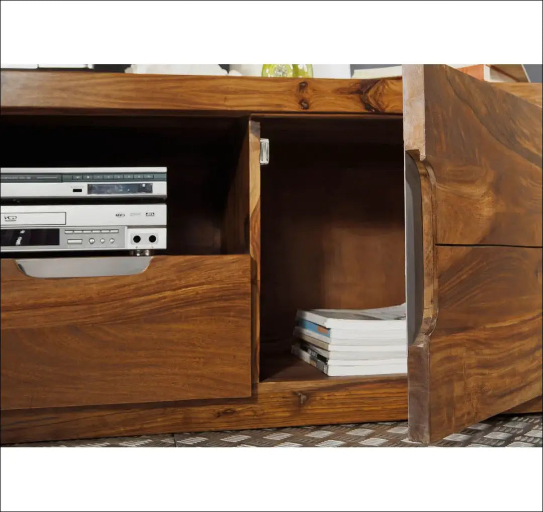 Medinis TV staliukas SI1850 - €535 Save 50% __label:Pristatymas 1-2 d.d., color-ruda, material-medzio-masyvas,