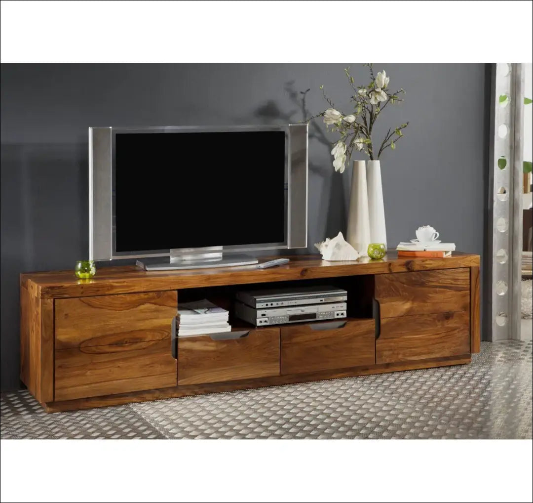 Medinis TV staliukas SI1850 - €535 Save 50% __label:Pristatymas 1-2 d.d., color-ruda, material-medzio-masyvas,